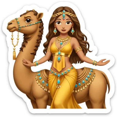 belydancer camel sticker
