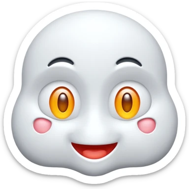 Ortası delik yamuk kare sticker