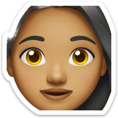 samoan girl sticker