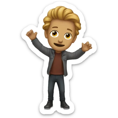 Gravity's holdin' me back sticker