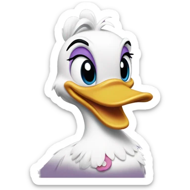 Daisy duck sticker