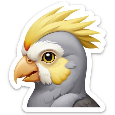 cockatiel bird sticker