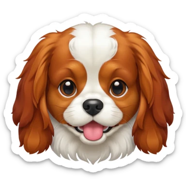 Cavalier King Charles dog sticker