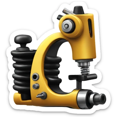 Coil Tattoo Machine sticker