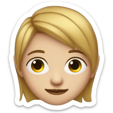 Both eyes completely to the left aka side eyeing sticker