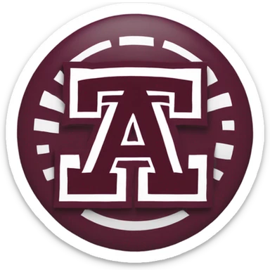 Texas A&M logo  sticker