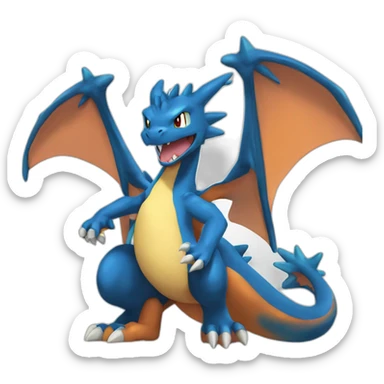 mega Charizard X sticker