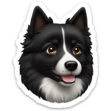 black spitz sticker