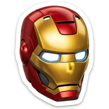 Iron man helmet  sticker