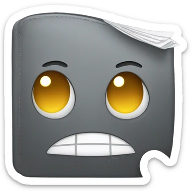 Emoji with passport  sticker