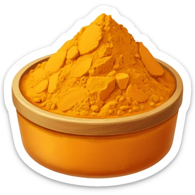 turmeric pouder sticker