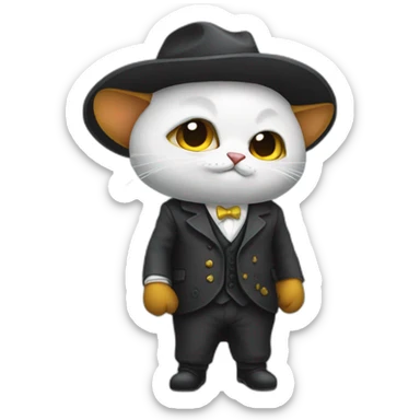 gatinho mafioso sticker