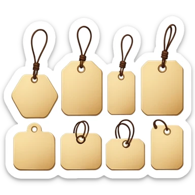 price tags with different prices being compared sticker