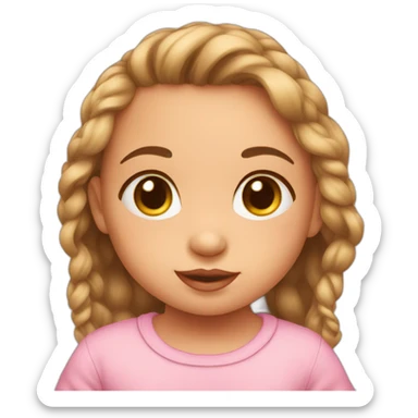 baby girl sticker