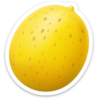 Passion fruit yellow sticker