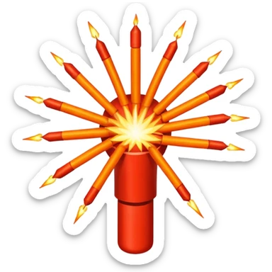 V for vendetta fire cracker sticker