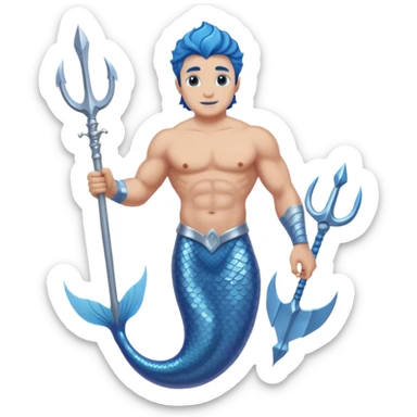 Merman sticker