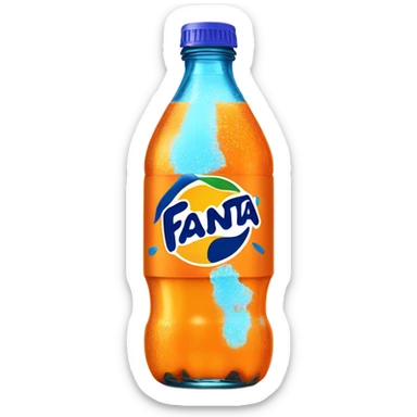 Fanta orange soda sticker