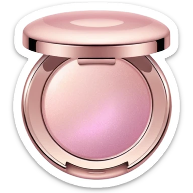 Soft Pink shimmery eyeshadow sticker