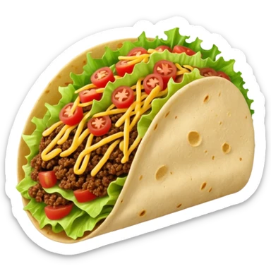 Taco sticker