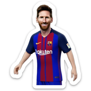 Messi au réal de Madrid  sticker