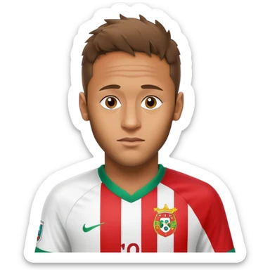 Neymar Portuguese man sticker