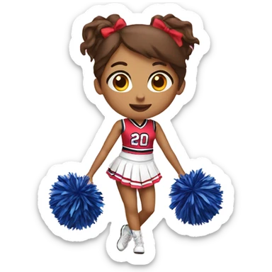 cheerleader sticker