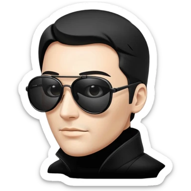 matrix sunglasses sticker