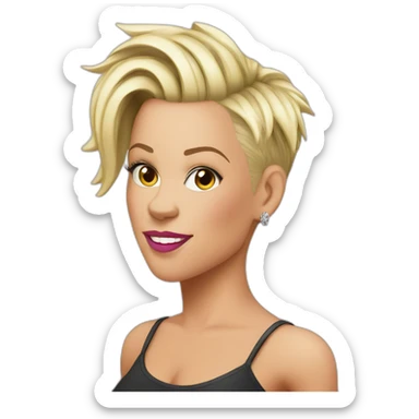 The singer P!nk sticker