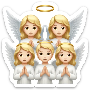 angelic counsil heaven emoji sticker
