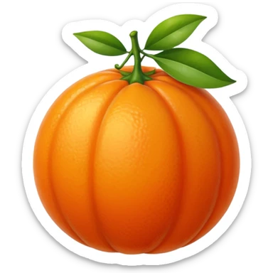Tangerine sticker