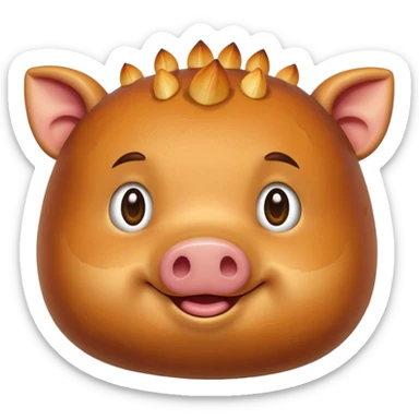 roasted pork sticker