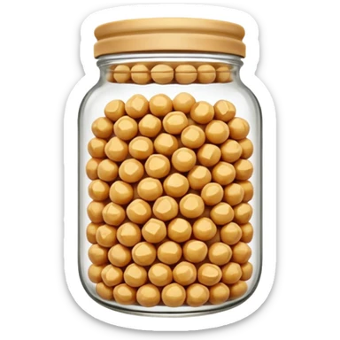 jar of chickpeas sticker