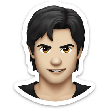 Vampire diaries Damon sticker