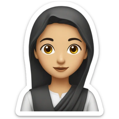 Iranian girl sticker