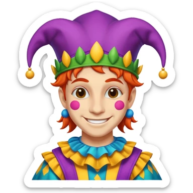 Jester sticker