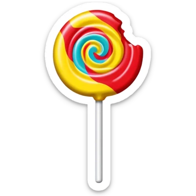 Realistic 1990’s chupa chups lollipop sticker