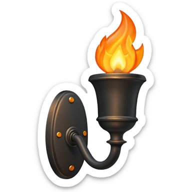 Wall Mounted Torch sticker