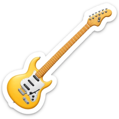 Bana elinde elektronik gitar olan bir kulaklıklı emoji yapar mısın sticker