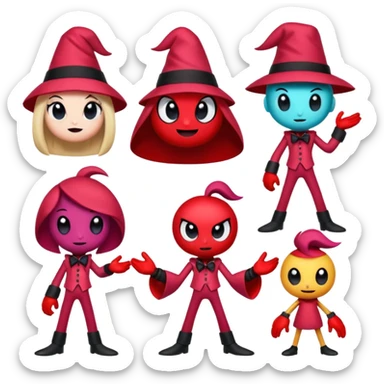 Hazbin hotel sticker