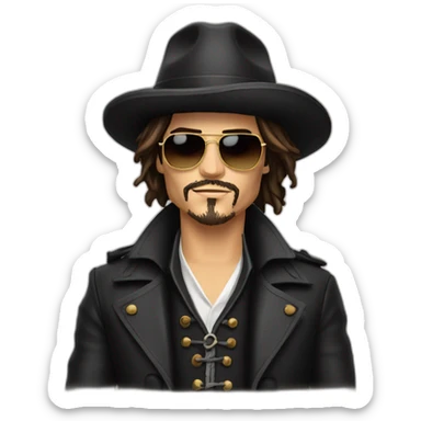 Johnny Deep sticker