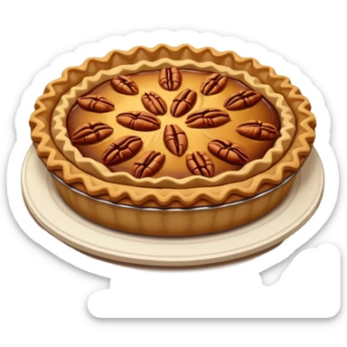 Pecan pie sticker