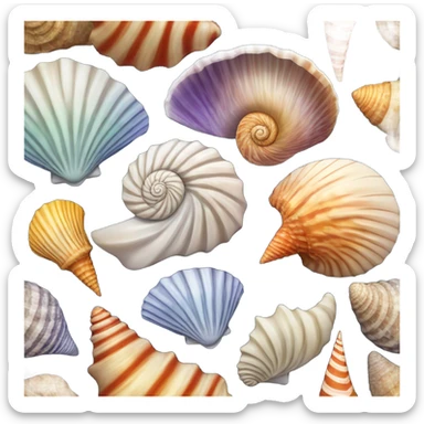 Seashells sticker