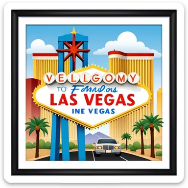Las Vegas sticker