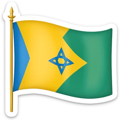 Amazigh flag sticker