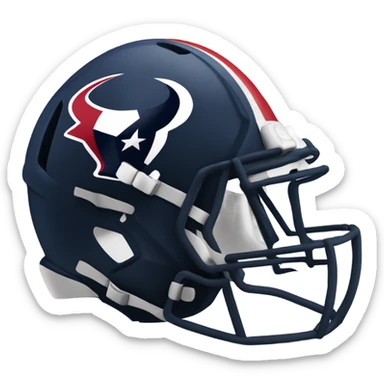 Texans football team helmet  sticker