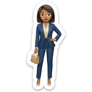 Kemi Badenoch, full body, standing sticker
