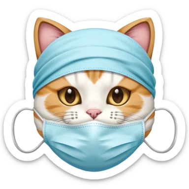 bullet points with surgical cats sticker