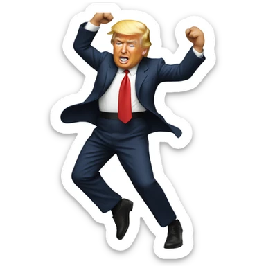 Donald trump dancing sticker