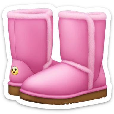 Pink Uggs  sticker